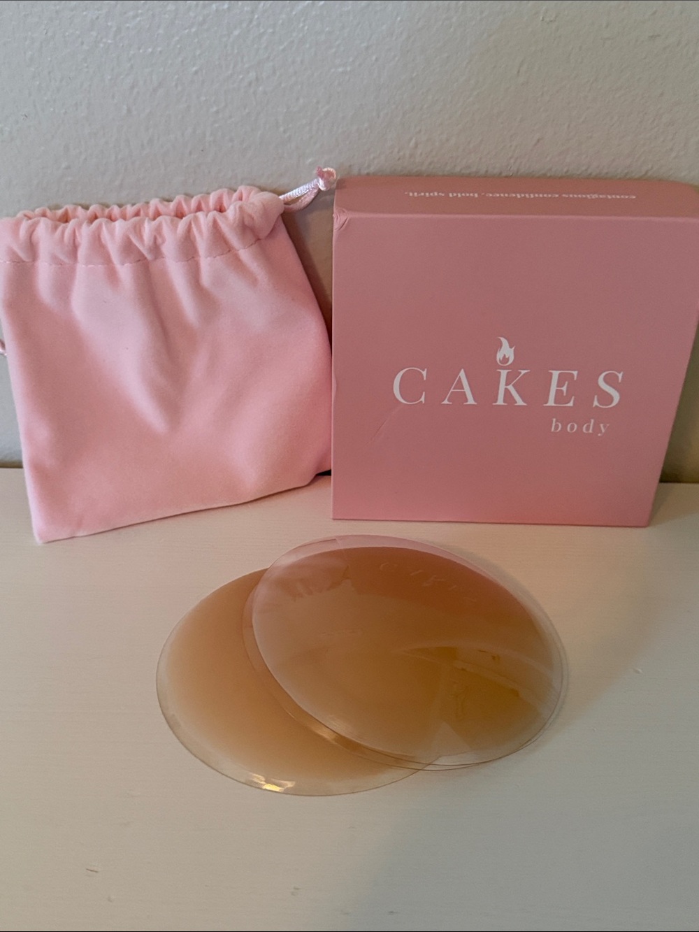Cakes Body Grippy Nipple Covers - Honey